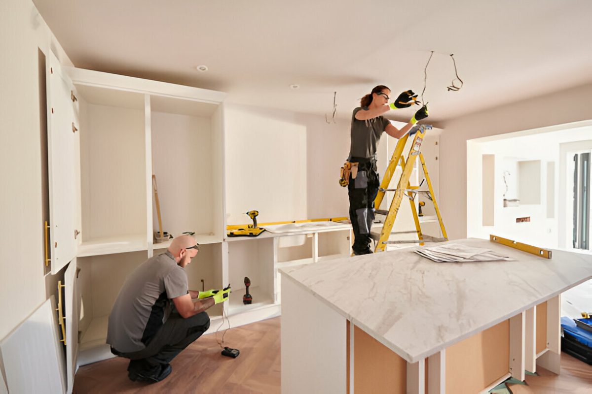 Professional kitchen and bathroom renovation by Franco’s Services, transforming bathrooms with modern design and quality craftsmanship in Utah homes